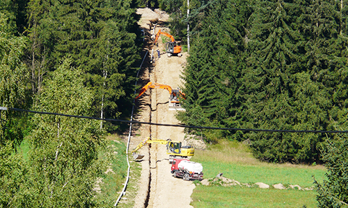 Hochdruckgasleitung